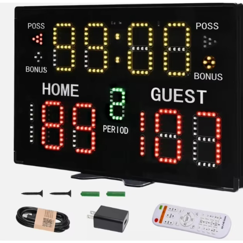 Sports Equipment Advertisement - Marcador electrónico Led para interiores/exteriores, publicidad